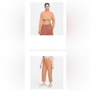 Nike Women's Cropped Sweater and Joggers Set